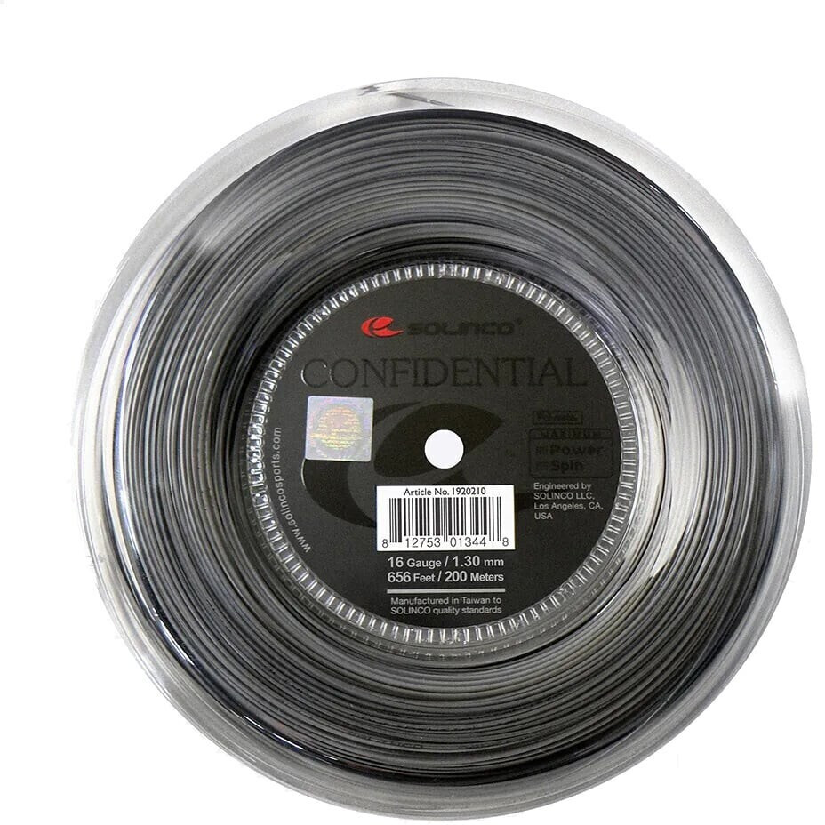 Solinco Confidential gray 200m 1.15