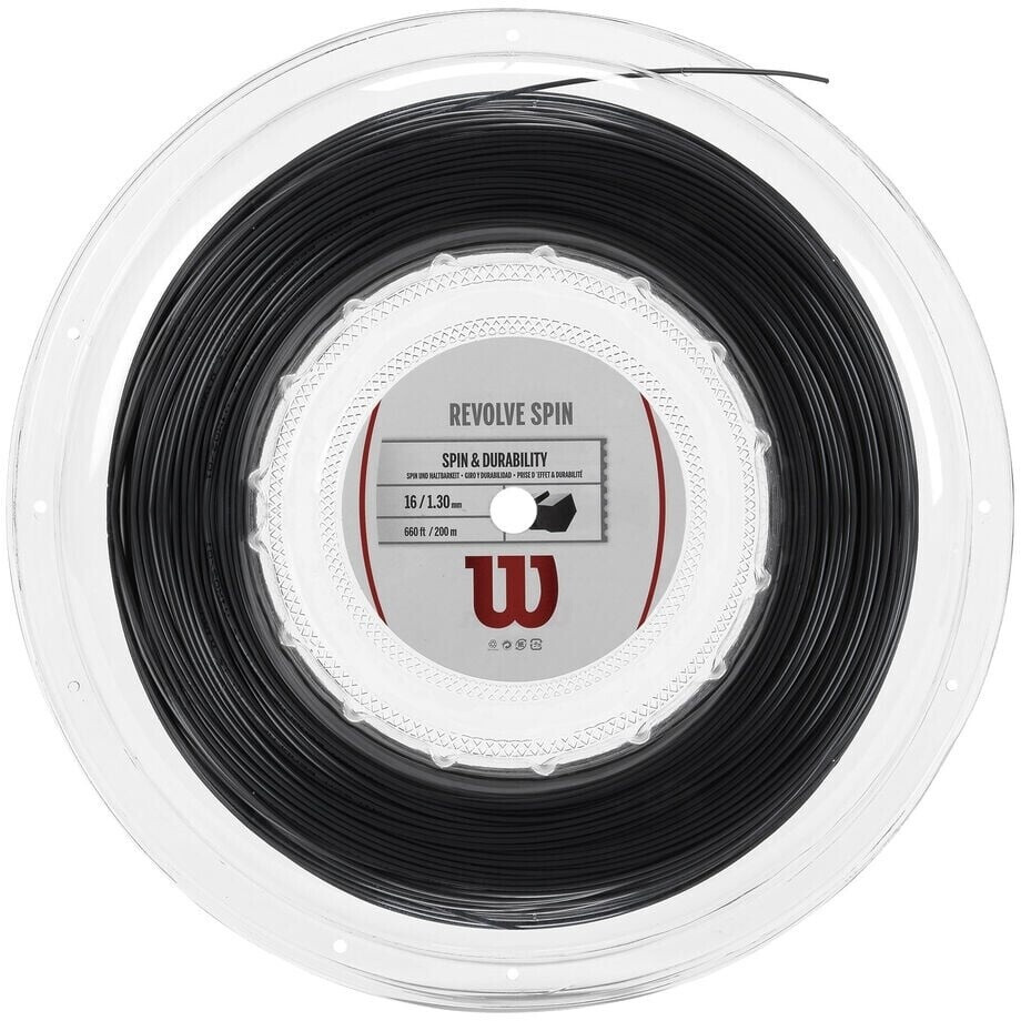 Wilson Revolve Spin (spin+durability) black 200m 1.25