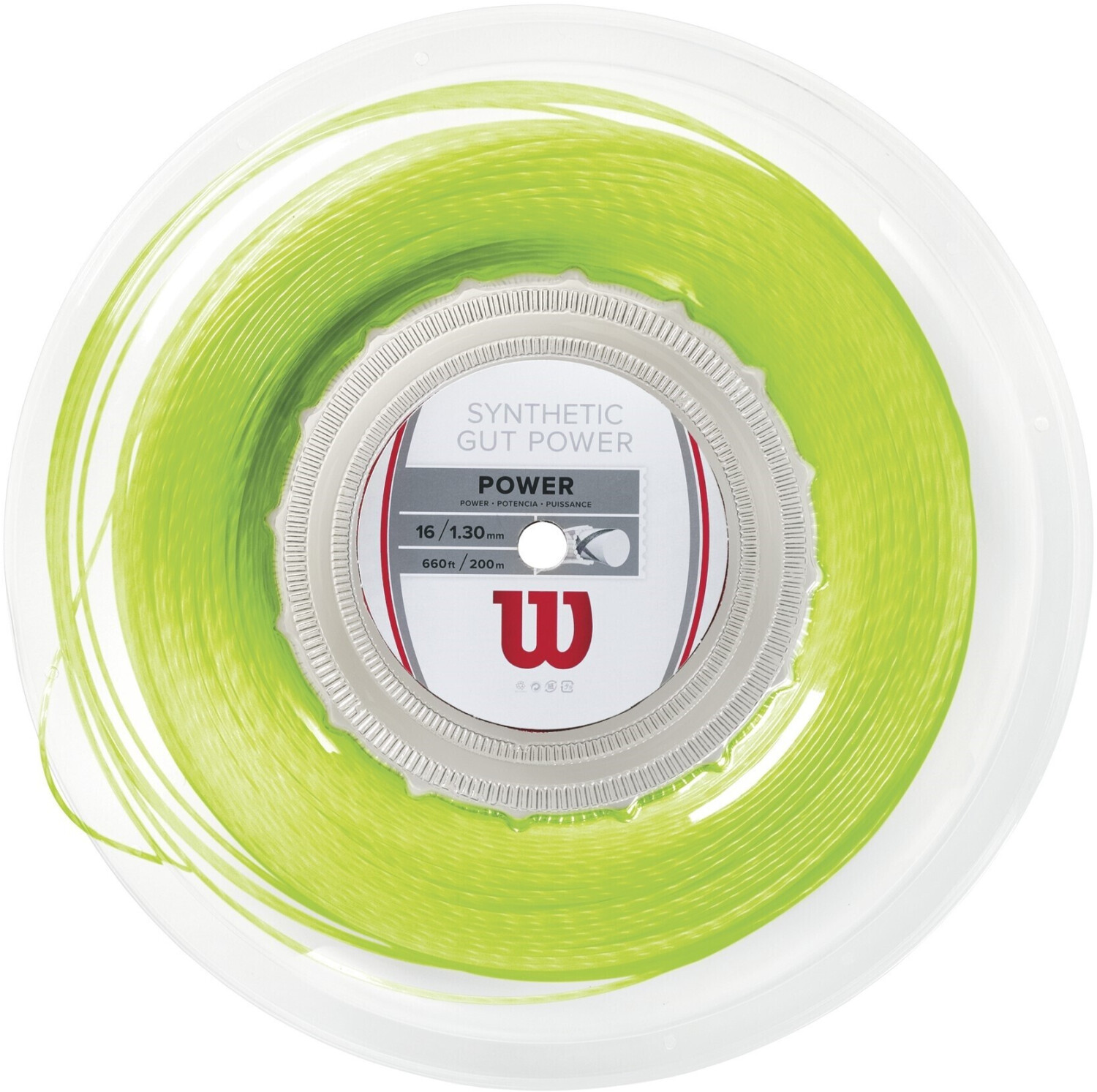 Wilson Synthetic Gut Power Limegrün 200m 1.30