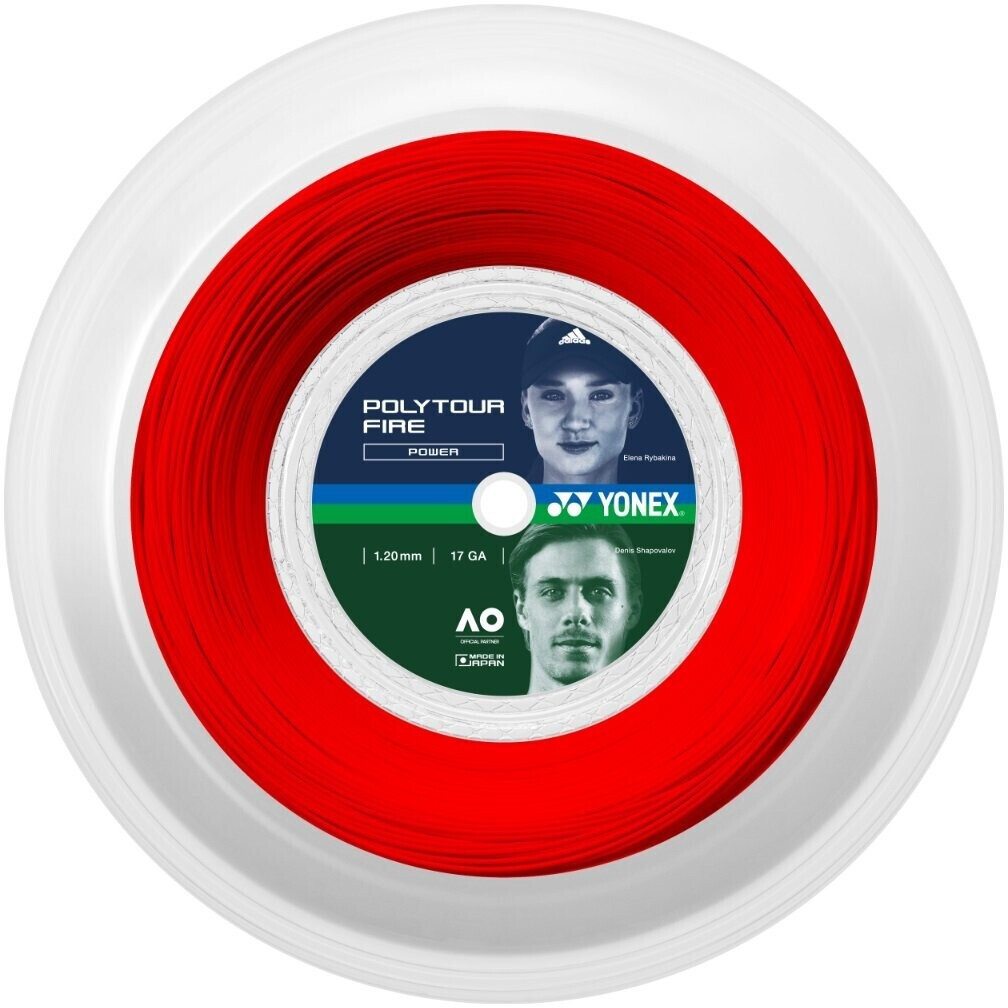 Yonex Poly Tour Fire red 200m 1.25