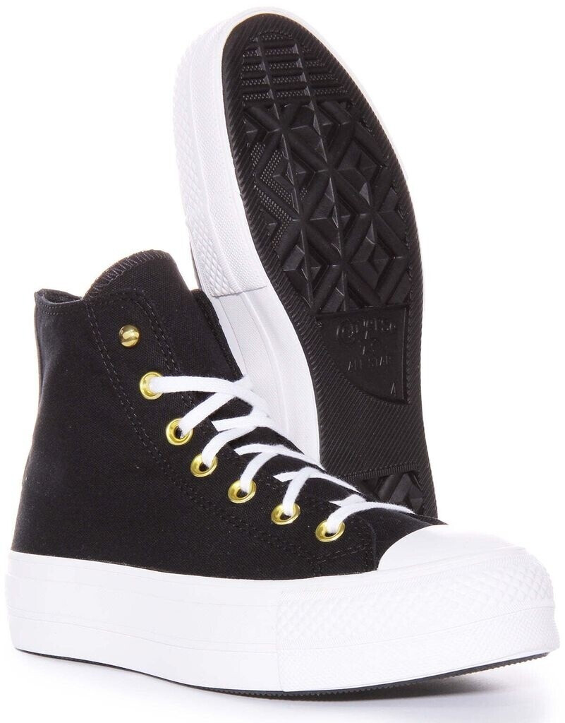 Converse negro con dorado deals