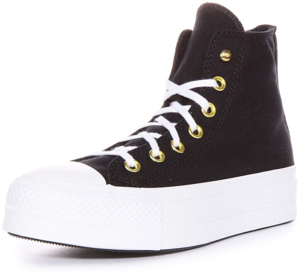 Black studded converse discount