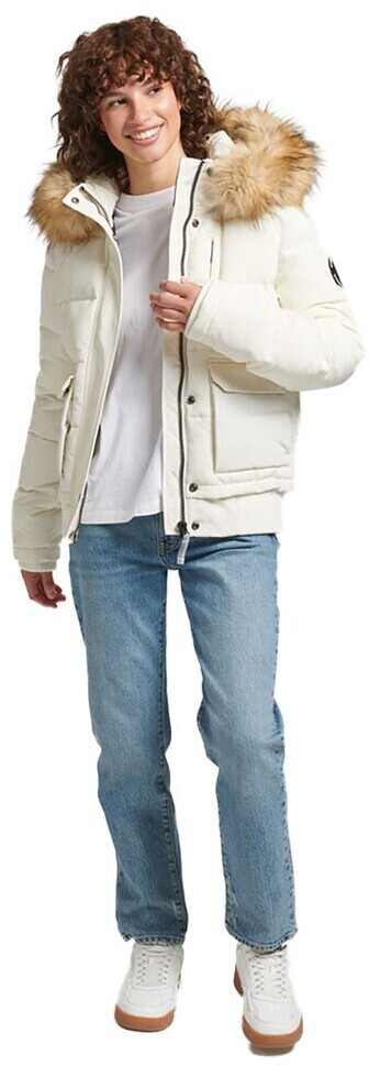 Superdry Everest Bomber Jacket Weiß (W5010995A) beige