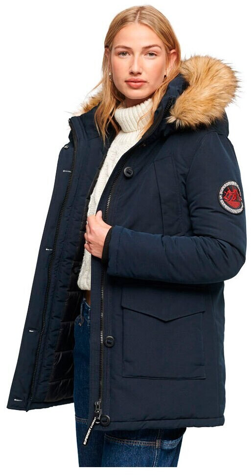 Superdry Everest Faux Fur Parka (W5011572A) blue