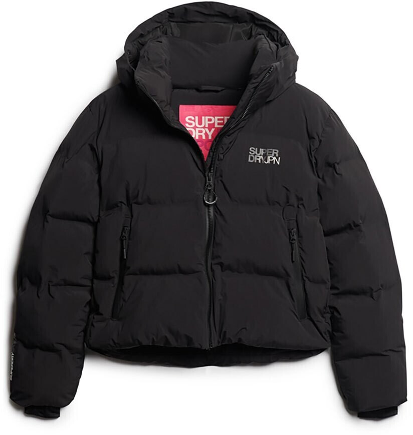 Black superdry puffer jacket new arrivals