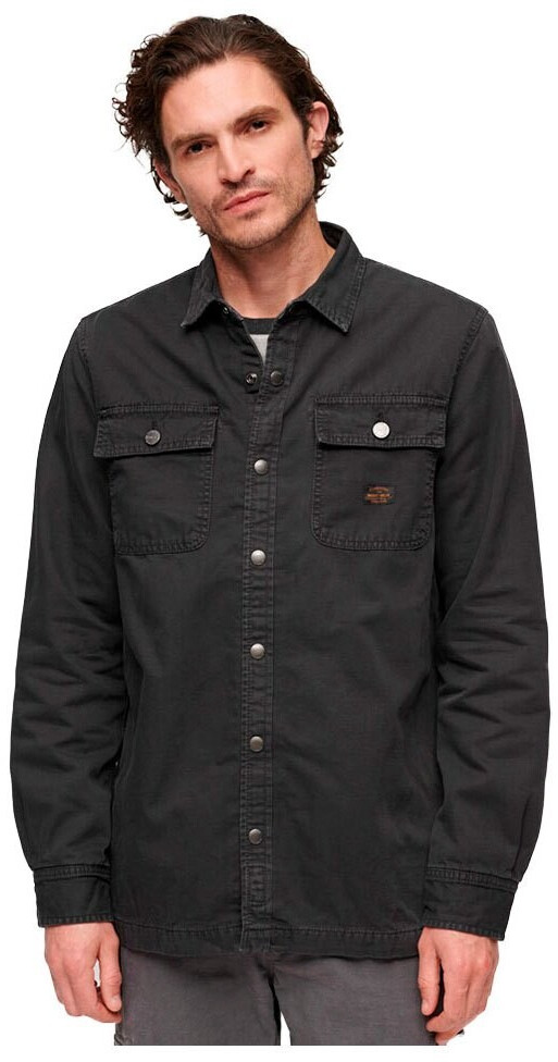 Superdry Canvas Workwear Overshirt (M4010730A) black