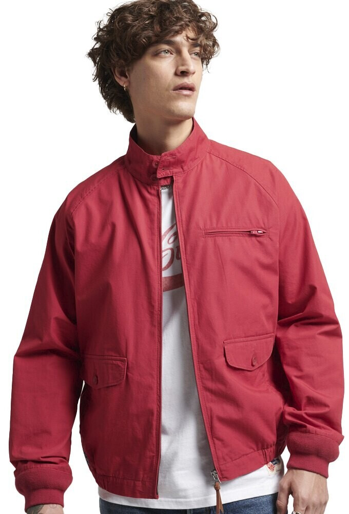 Superdry Vintage Collegiate Harrington Jacket (M5011351A) red