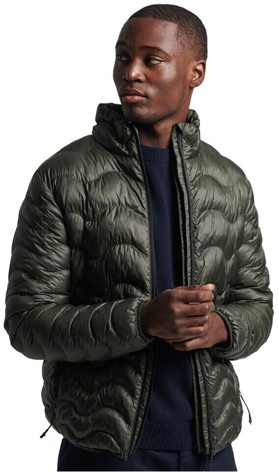 Superdry Vintage Non Hooded Mid Layer Jacket (M5011424A--3JZ) green