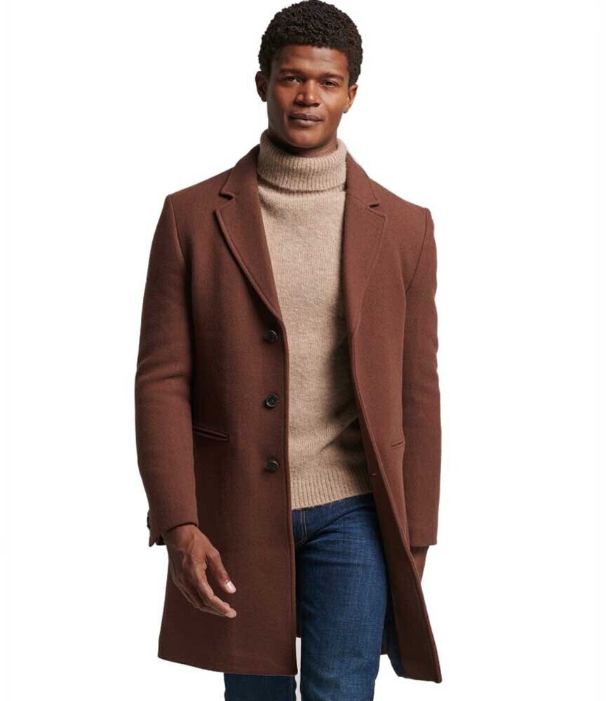Superdry Studios Wool Padded Town Jacket (M5011589A) brown