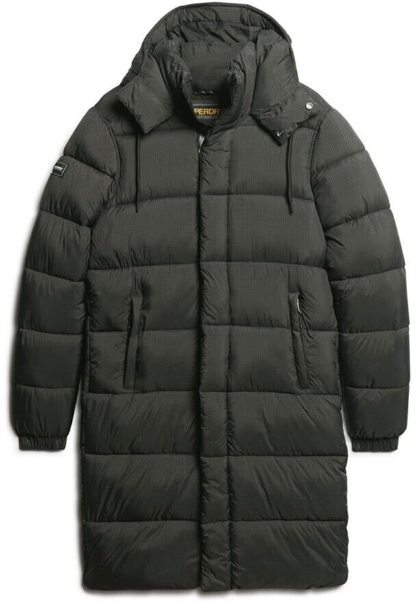 Superdry Rips Longline Puffer Jacket (M5011759A) brown
