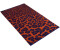 Vossen Leopard Strandtuch - orange - 100x180 cm