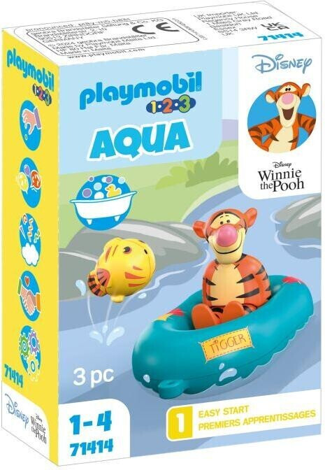 Photos - Toy Car Playmobil 1.2.3 & Disney: Winnie's & Piglet's Water Adventure (7 