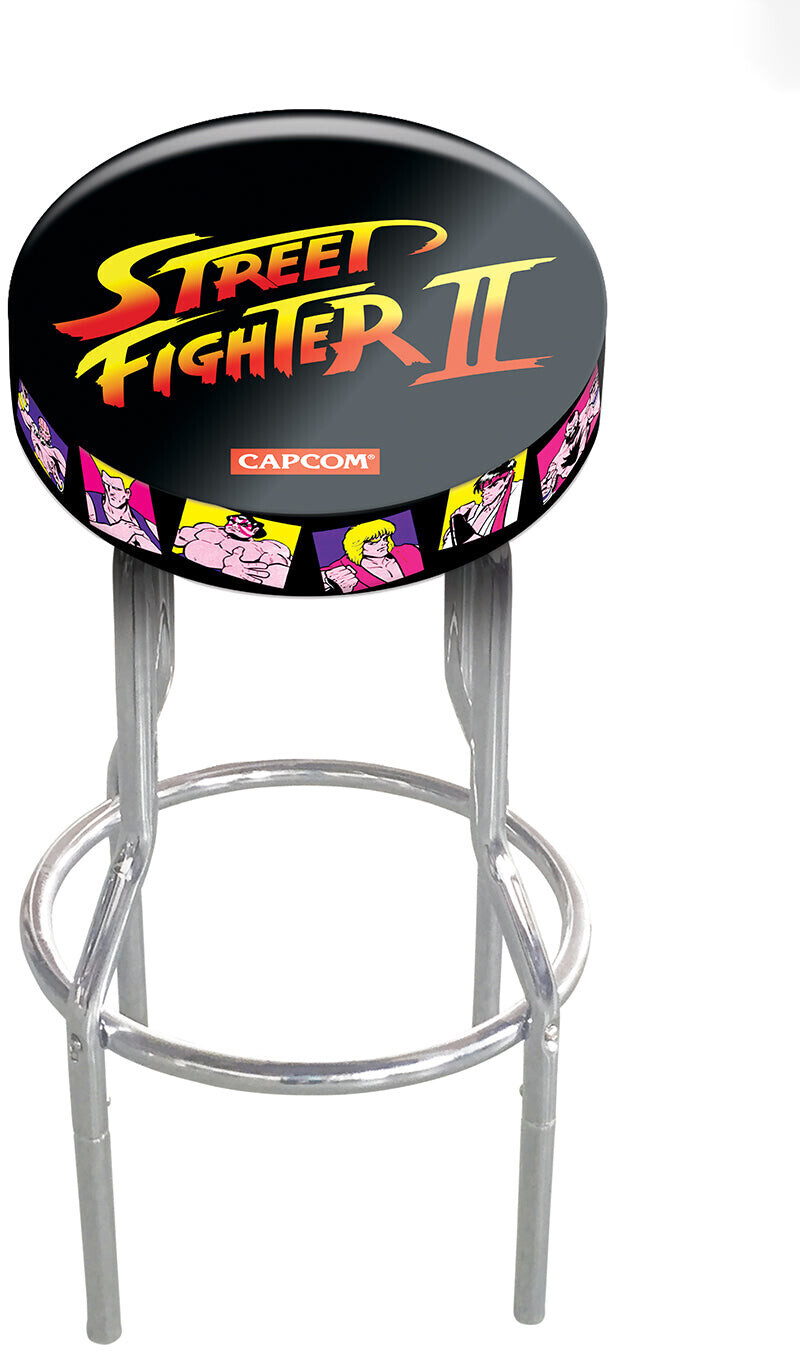 Arcade1Up Adjustable Stool Capcom Legacy Street Fighter II