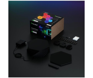 Nanoleaf Shapes Ultra Black Hexagon Starter Kit, 9 Esagoni