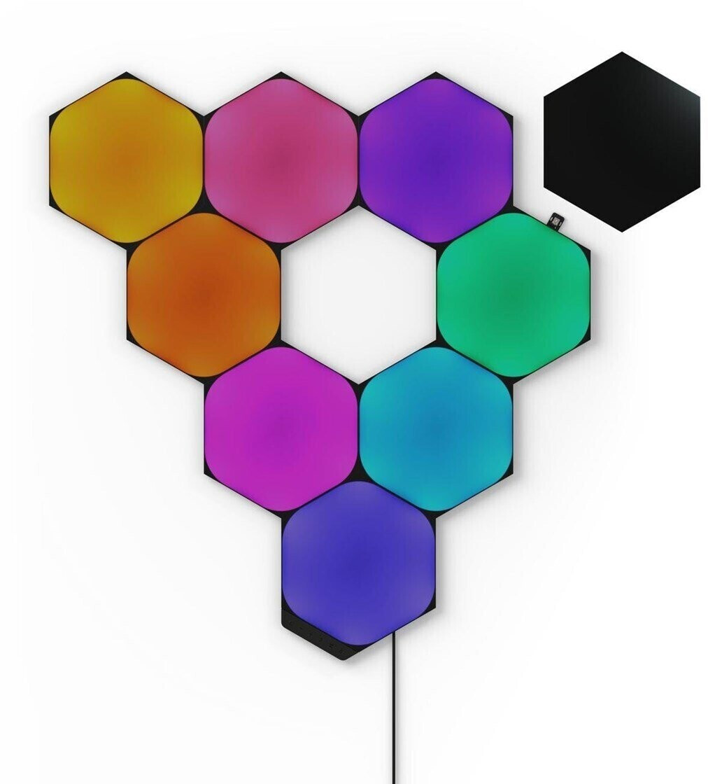 Nanoleaf Shapes Ultra black Hexagon Starter Kit (NL42-0102HX-9PK) ab 173,35  € | Preisvergleich bei