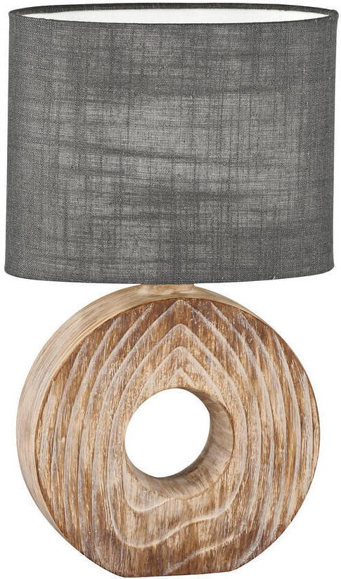 Fischer & Honsel Table Lamp Hanke 13x38cm gray