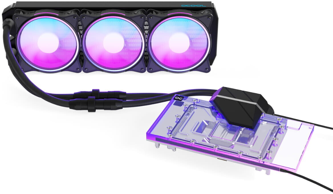 Alphacool Eiswolf 2 AIO 360mm (RTX 4090 AMP) with Backplate