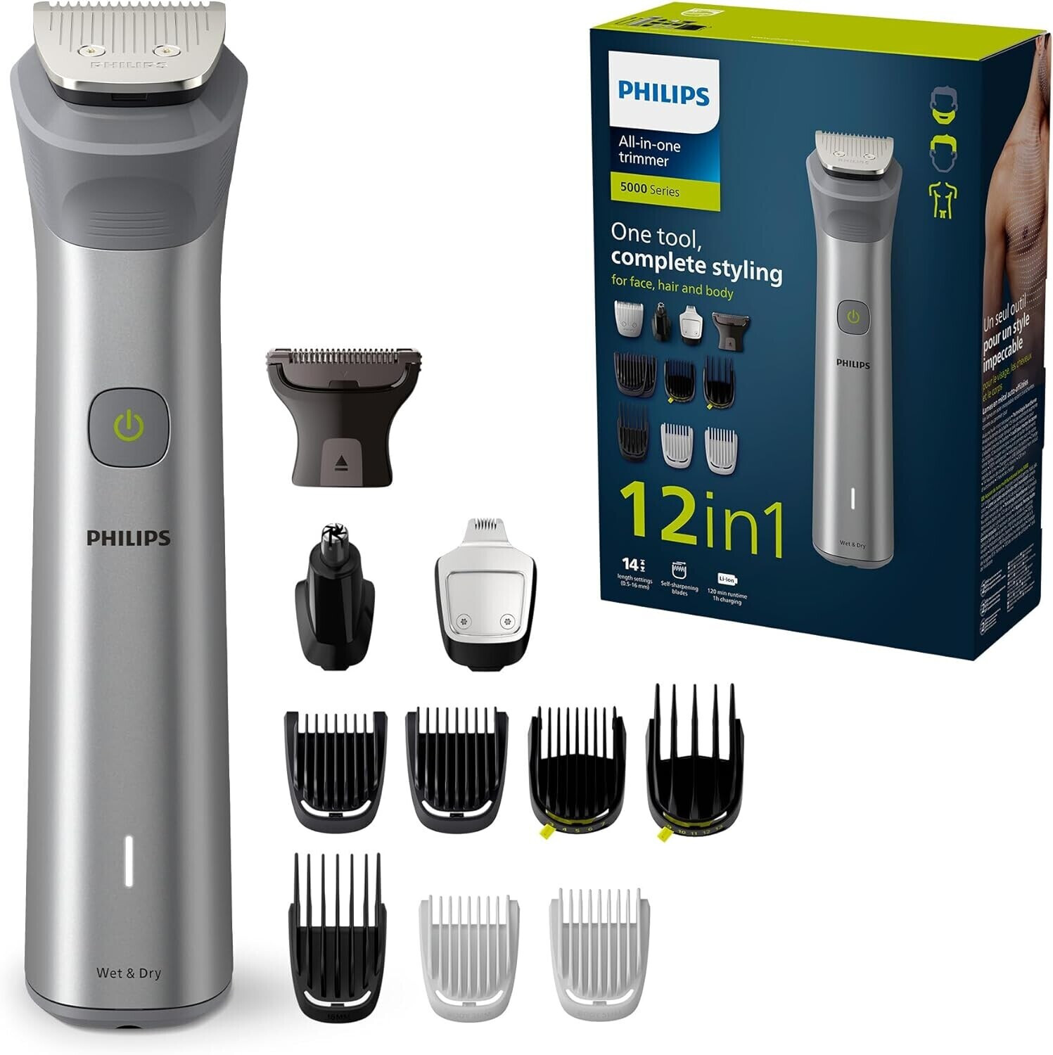 Photos - Hair Clipper Philips All-in-One Trimmer Series 5000 MG5950/15 