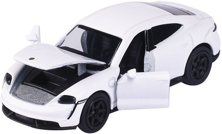 Spielwaren Express - Majorette Spielzeugauto Deluxe Cars Porsche Taycan  Turbo S weiß 212053153Q04