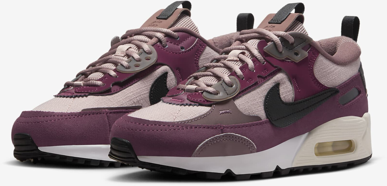 Nike air max 90 burgundy womens hot sale