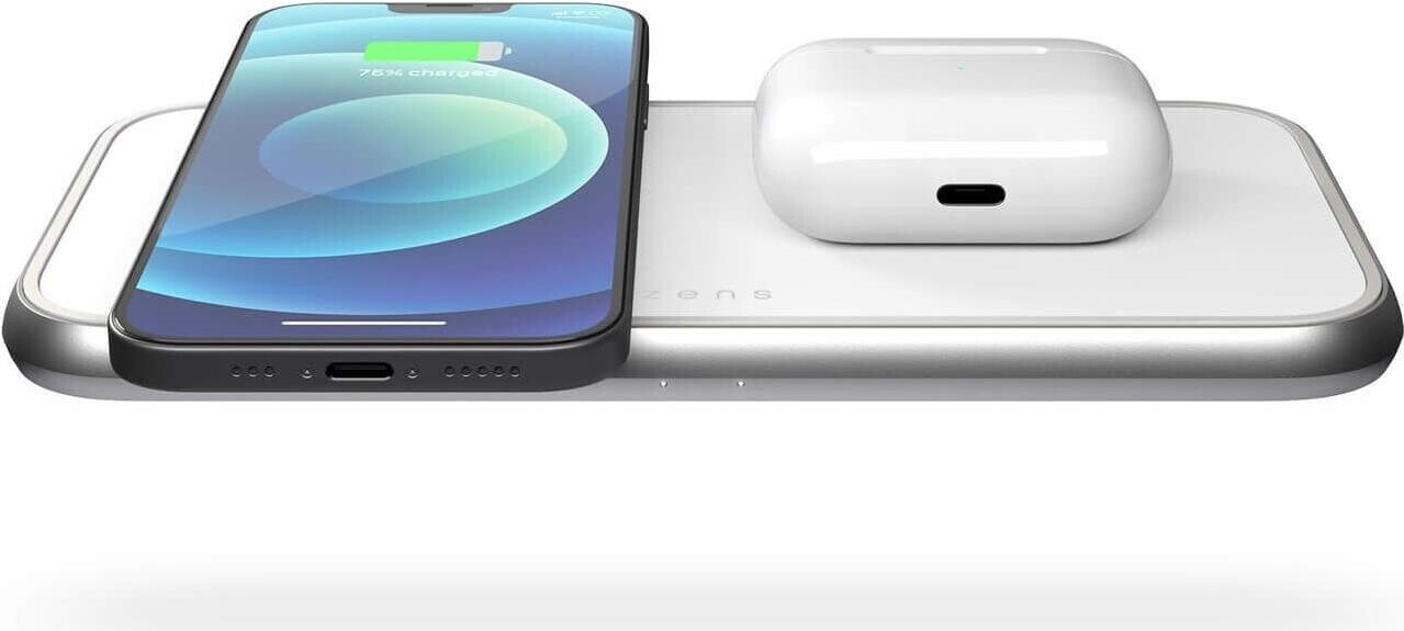 Zens Dual Aluminium Wireless Charger au meilleur prix sur idealo