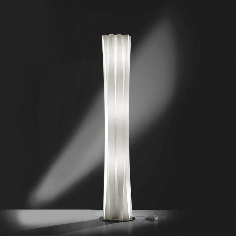 Slamp Bach Floor XL return runner height 161 cm white with dimmer