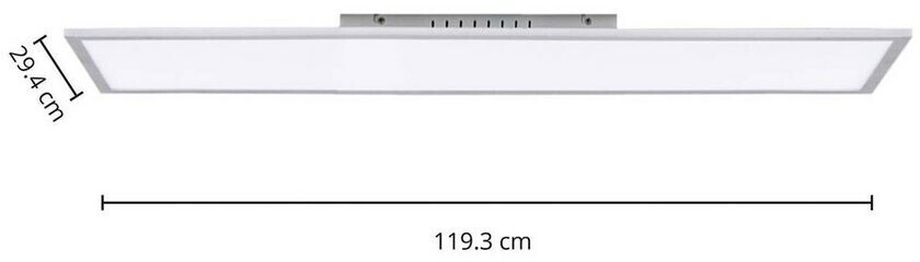 Arcchio Lysander panneau LED CCT 119cm 58W argenté