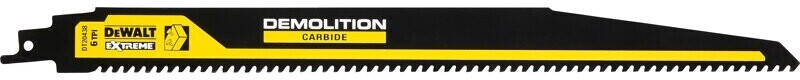 DeWalt Demolition Carbide Sabre Saw Blades Wood 305mm DT20438