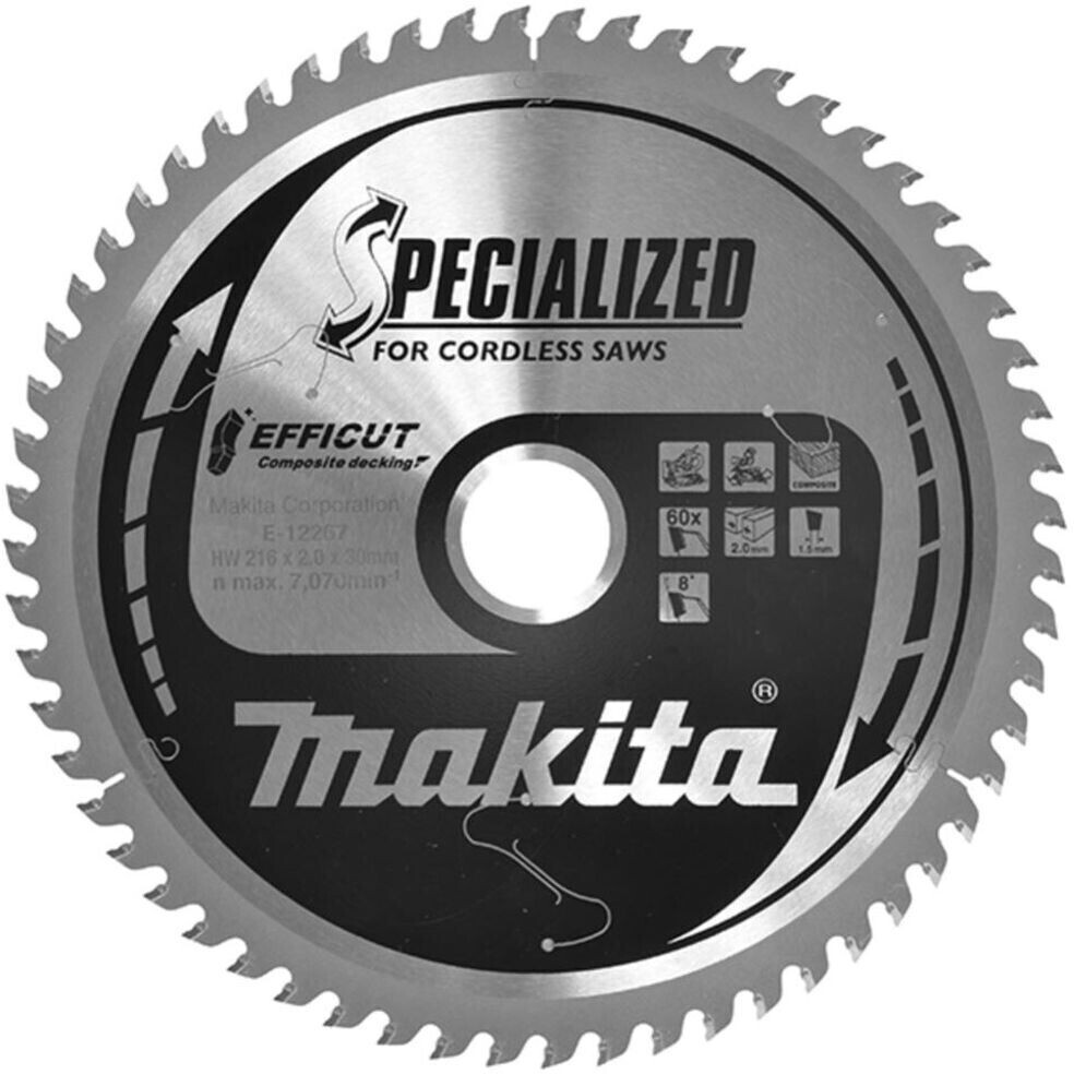 Makita Efficut Saw Blade 216x30x60T