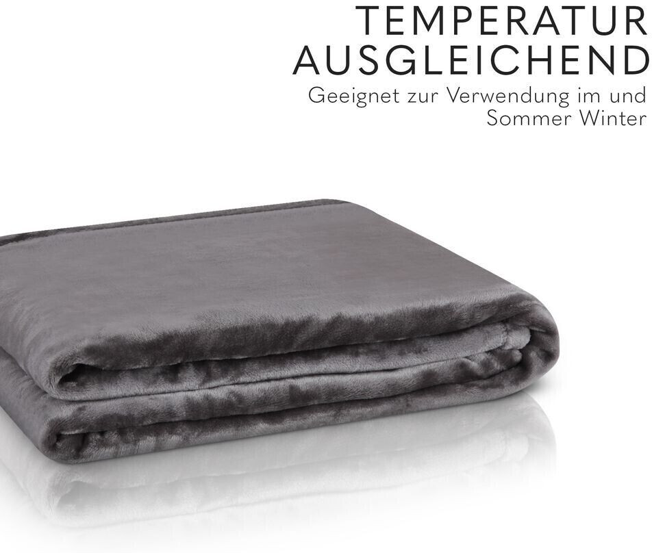 Bestlivings Kuscheldecke Mirabella - hochwertige Flauschige Decke, Cashmere  Touch, 130 x 170 cm - Anthrazit ab 11,99 € | Preisvergleich bei