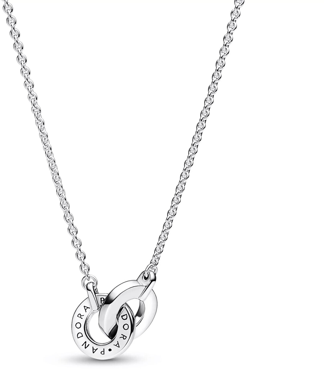 Pandora Signature Intertwined Pavé Pendant Necklace (392736C01)