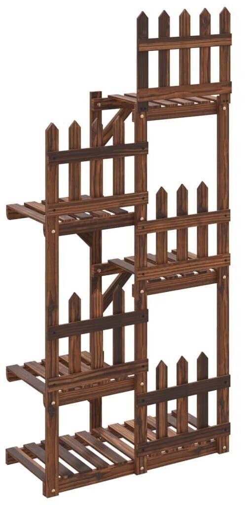 vidaXL vidaXL Blumenständer 60x25x130cm Massivholz Tanne (362873) - detail view