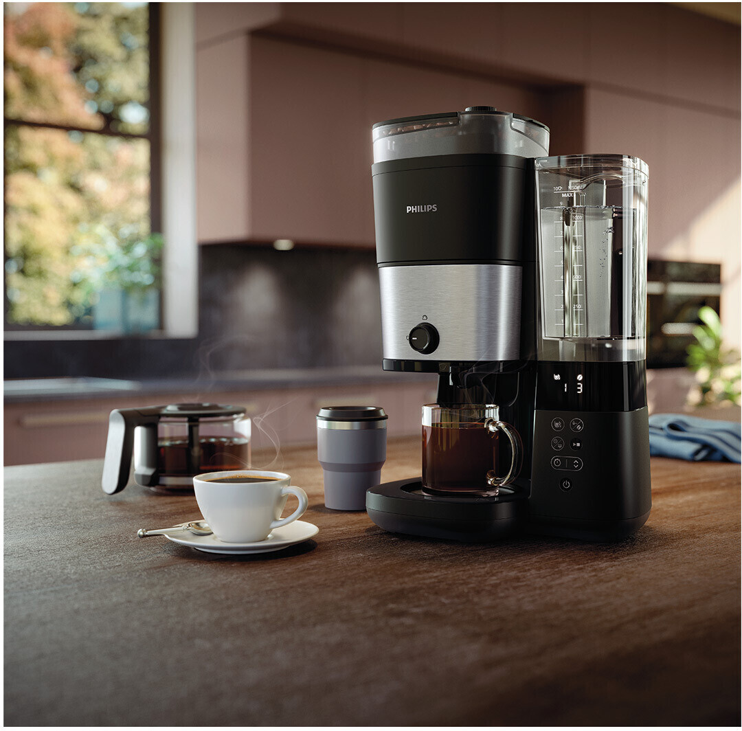 Philips Kaffeemaschine Grind ab (Februar All-in-1 HD7888 2024 € Preisvergleich Preise) bei Brew | 149,00