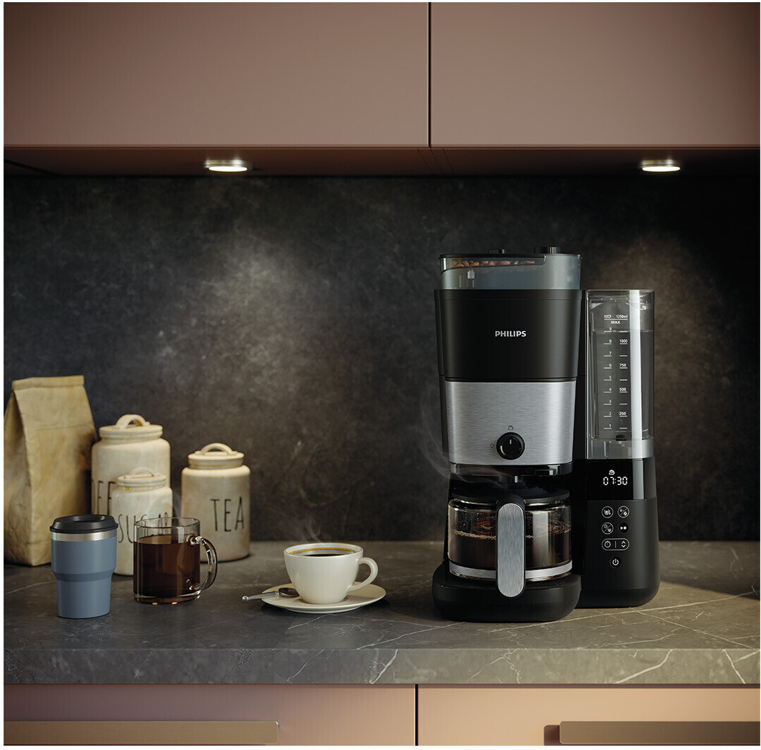 | Philips Preisvergleich Preise) ab € 2024 bei All-in-1 Grind 149,00 (Februar HD7888 Kaffeemaschine Brew