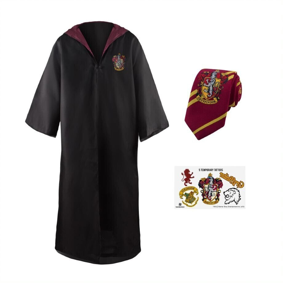 Maskworld Harry Potter - Gryffindor - Robe, Necktie and Tattoos - Kids