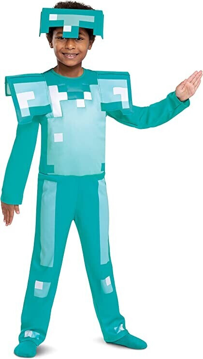 Disguise Minecraft Diamond Armor 116 cm