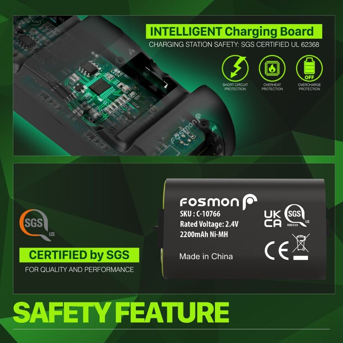 Fosmon Xbox Xbox One S Battery Charging Station Xbox One