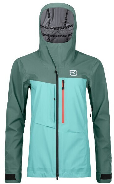 Ortovox Women's 3L Ravine Shell Jacket ice waterfall
