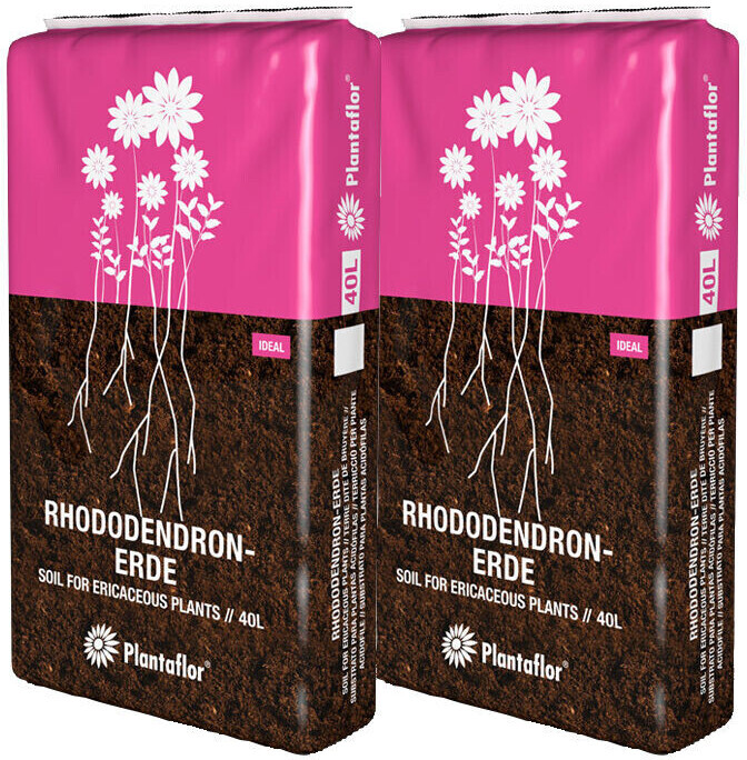 Plantaflor Rhododendronerde 80 L (2 x 40 l) ab 20,47 € Preisvergleich
