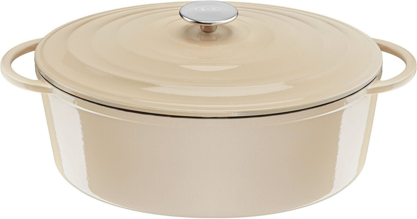 Tefal Cocotte ronde Lov 34 cm beige