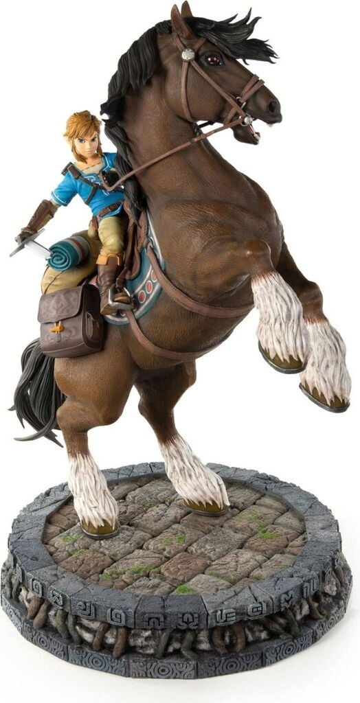 ZELDA BREATH ON THE WILD - Link à Cheval - Statuette 56cm