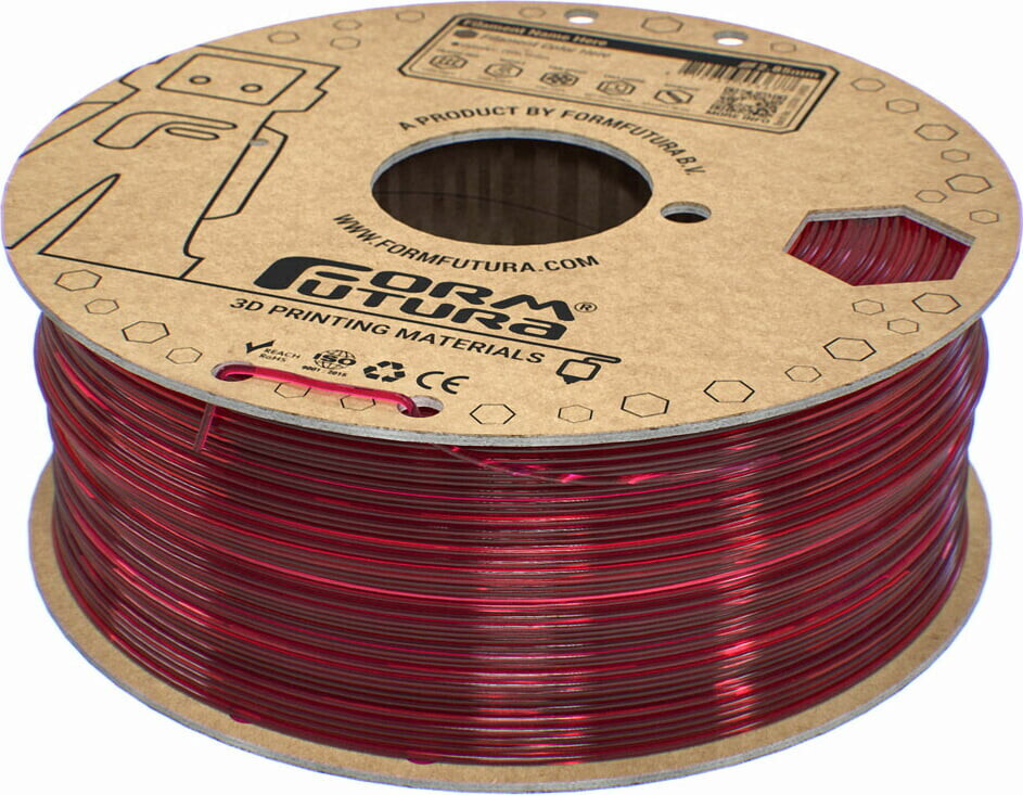 Formfutura EasyFil ePETG Transparent Red - 1,75 mm / 1000 g
