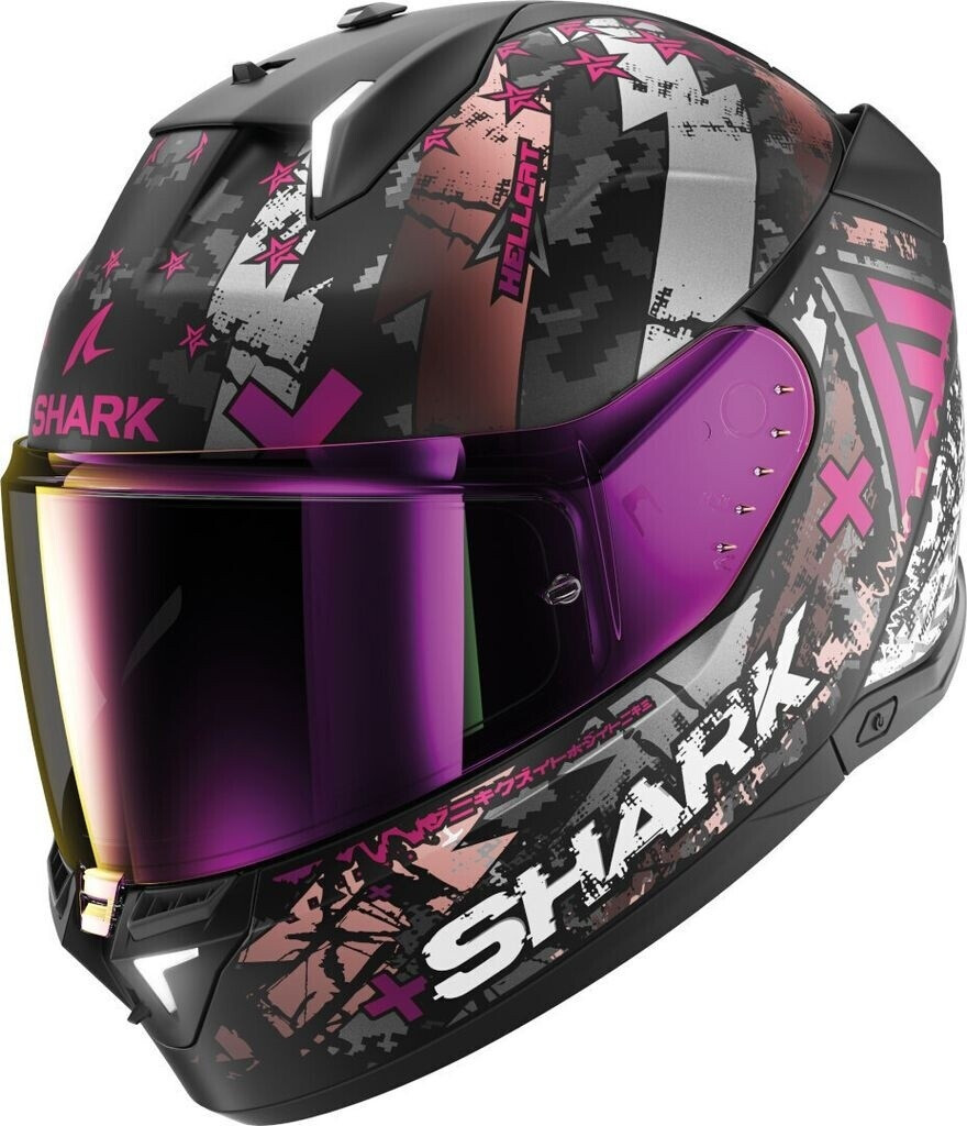 SHARK Skwal i3 Hellcat mat noir/chrome/violet