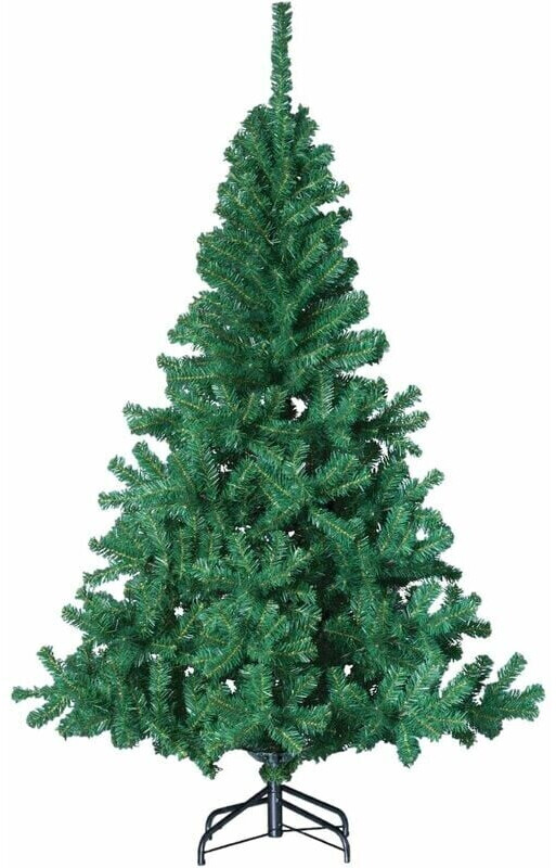 Feeric Lights & Christmas Sapin de Noël artificiel avec pied en métal Élégant 210 cm vert