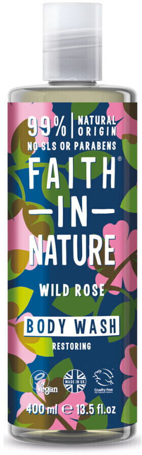 Photos - Shower Gel Faith in Nature Wild Rose Body Wash  (400ml)
