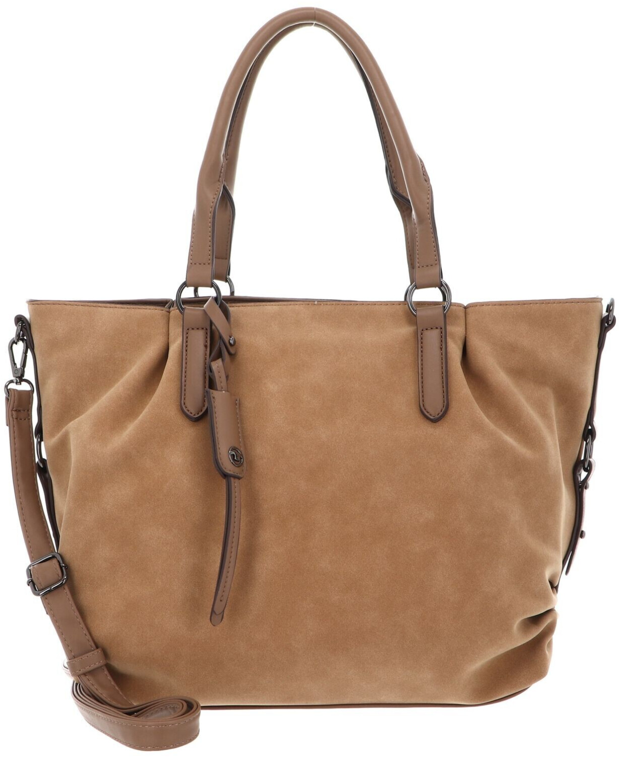 Sac shopper top camel