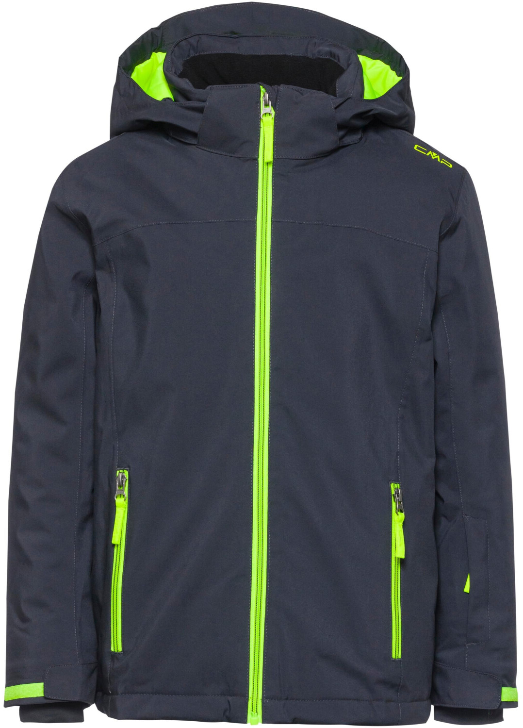 CMP Boy Jacket Snaps Hood (39W1924) antracite-yellow fluo