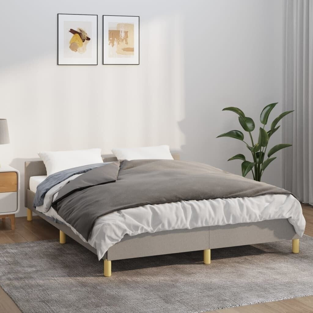 vidaXL Weighted blanket with cover gray 150x200 cm 7 kg fabric (350828)