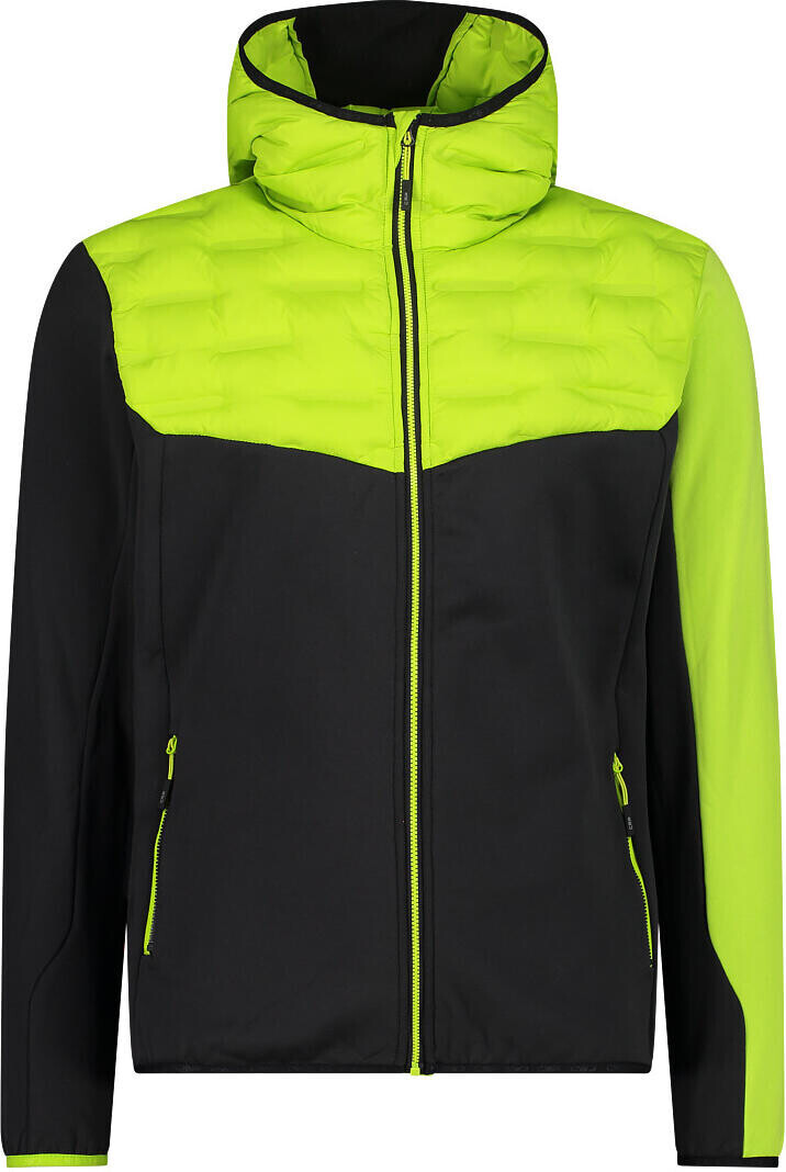 CMP Man Hybrid Jacket FIX Hood (33E2807) nero-acido