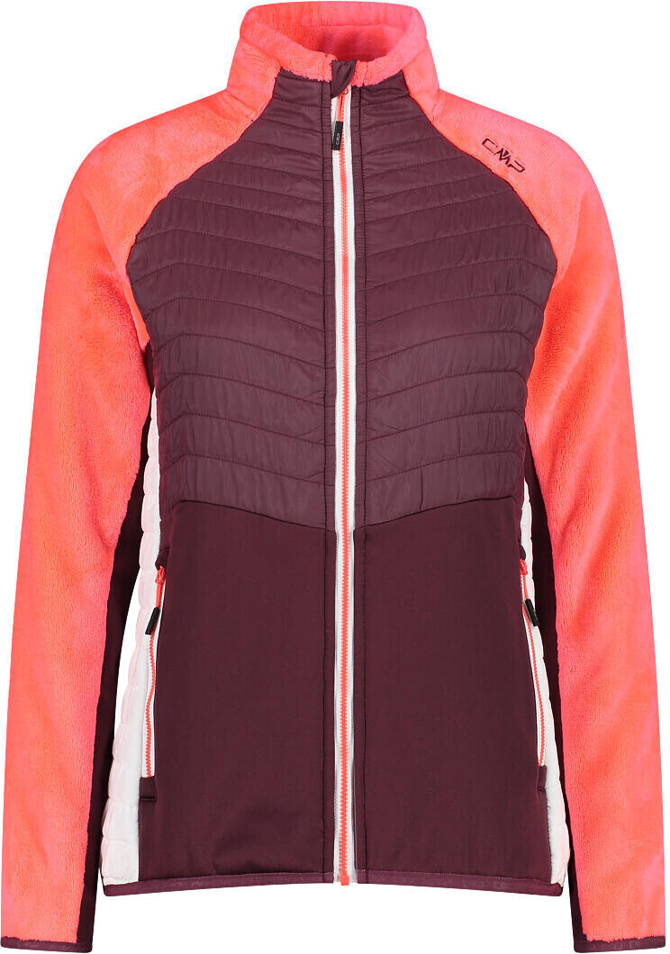 CMP Woman Jacket Hybrid (33P2666) burgundy